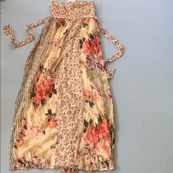 Floral long tube Dress - Picture 1 of 5